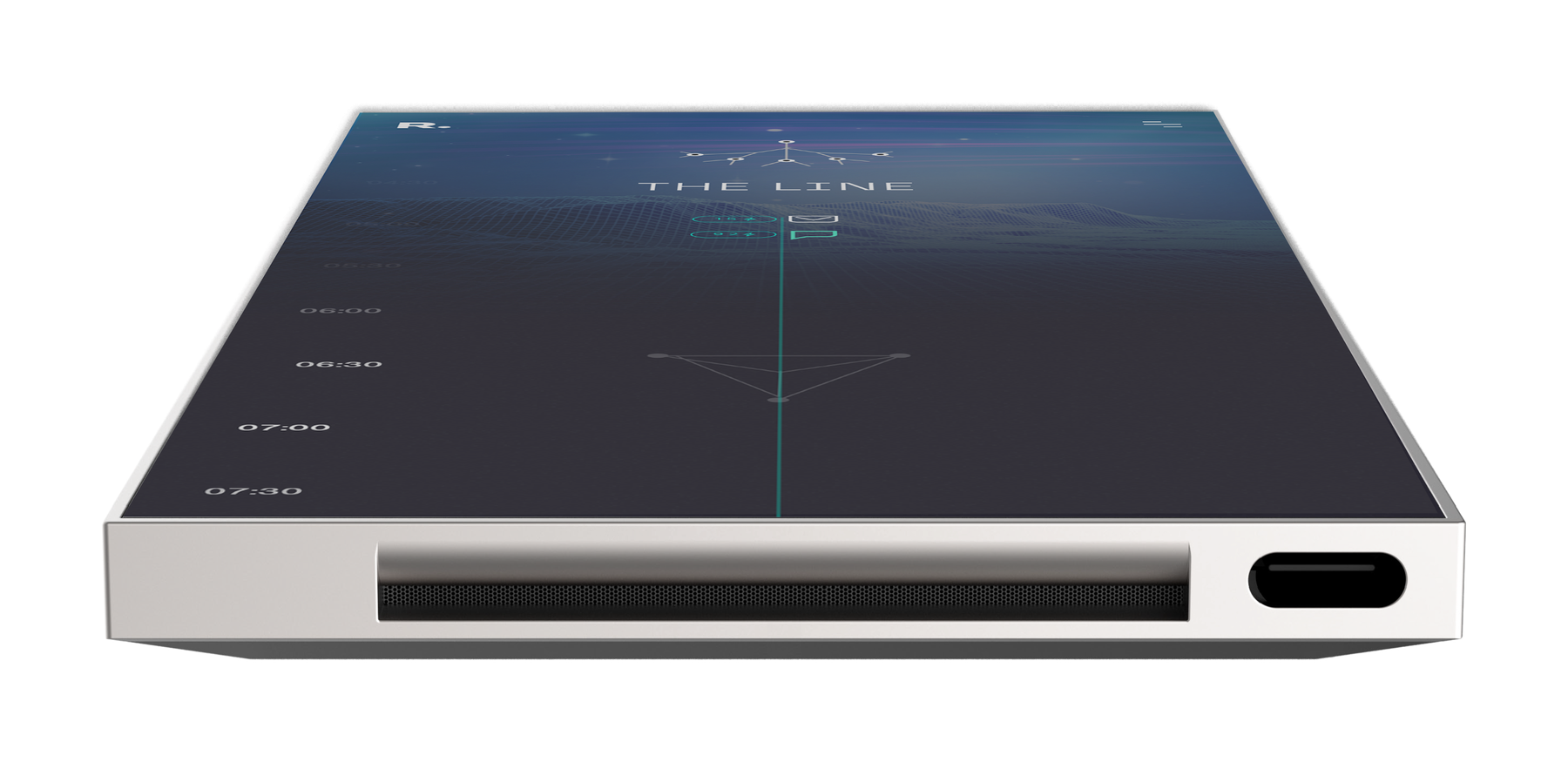 ZENUM 1:1, bottom edge