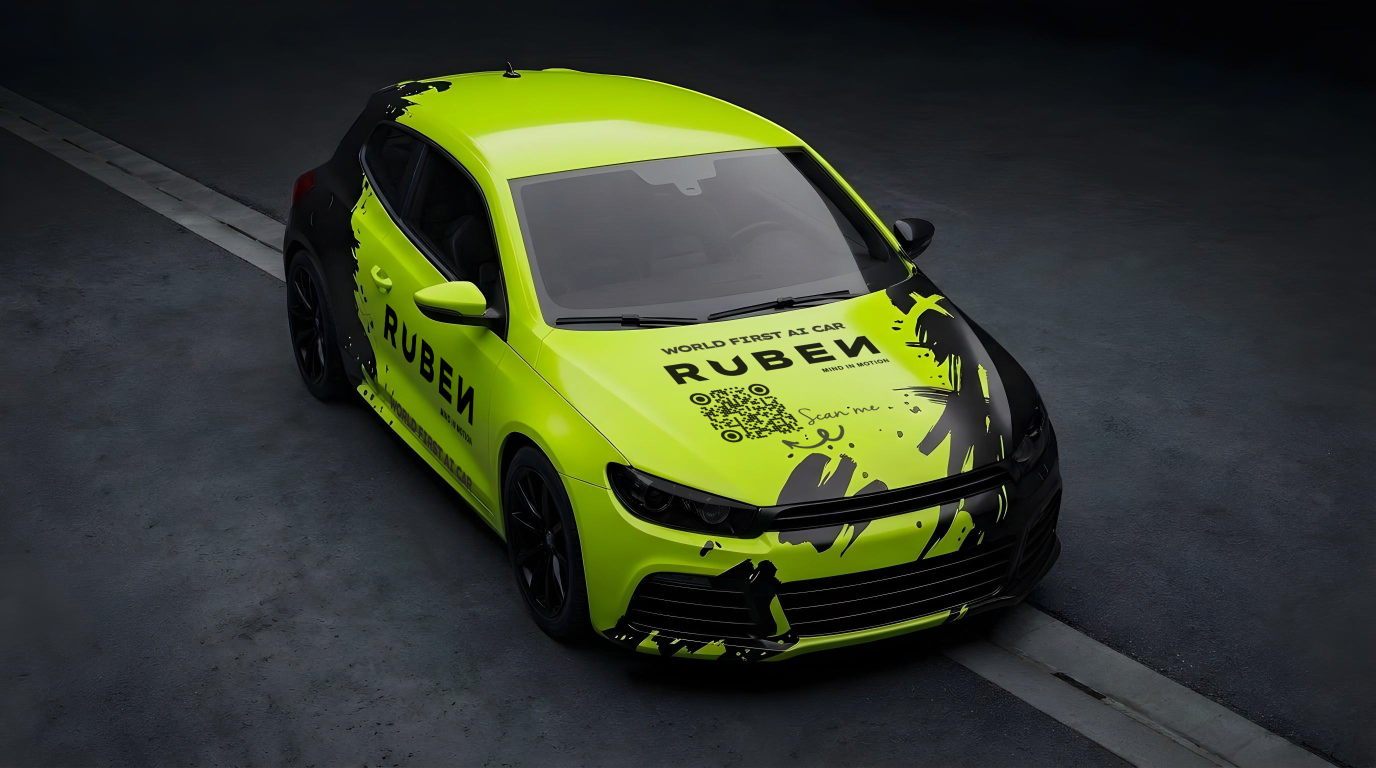 RUBEN — the world's first AI car in the city